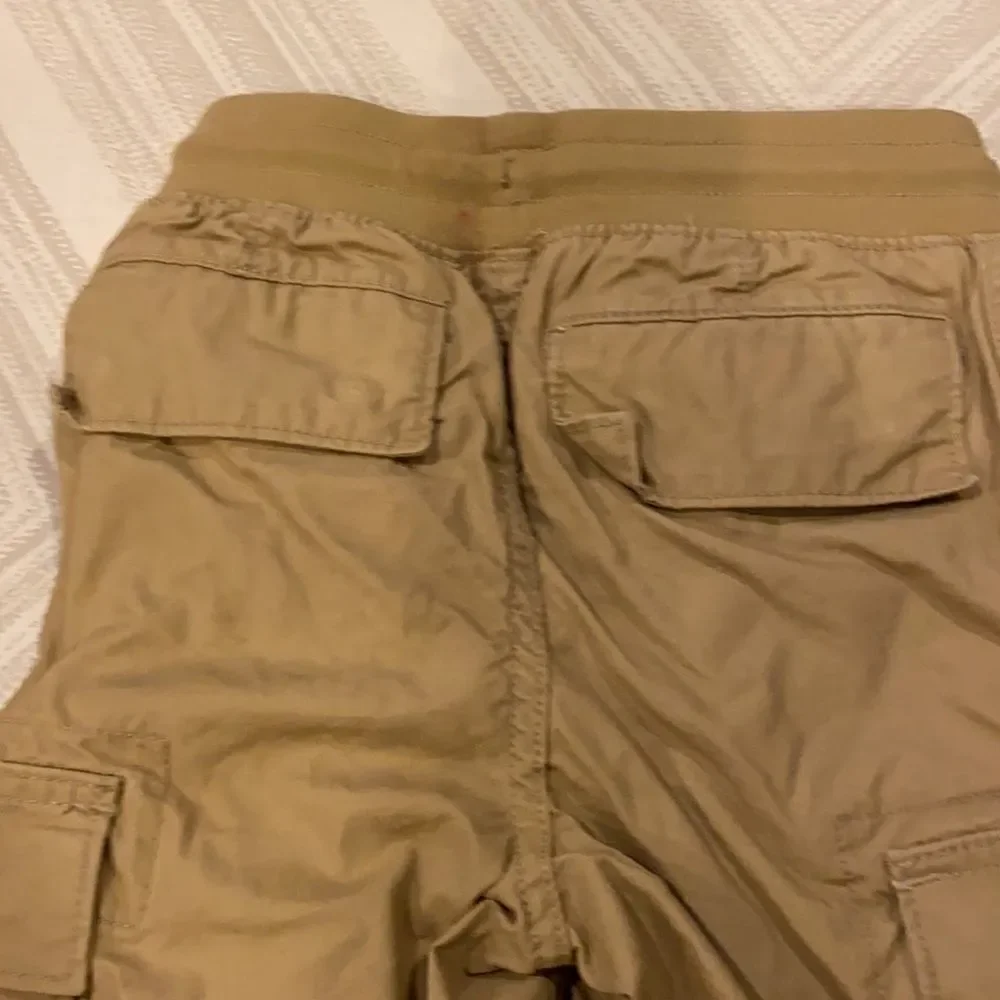 Gap Boys Khaki Cargo Multiple Pocket Long Shorts